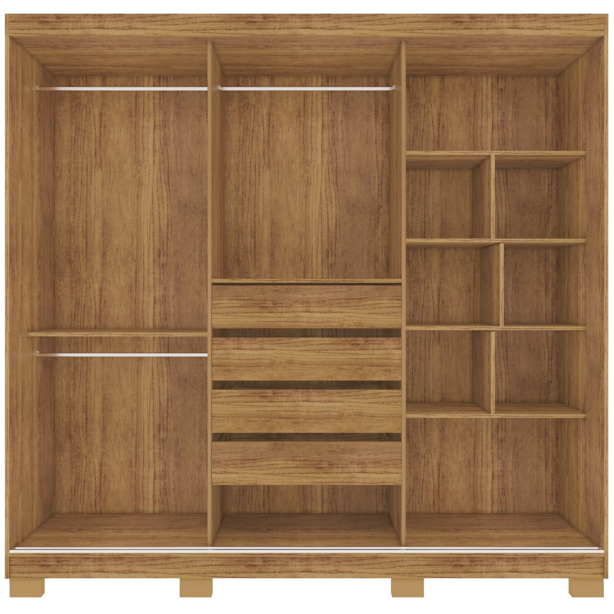 Guarda-Roupa Teresópolis 2,25 m Cedro/Areia – RUD RACK - Imagem 3
