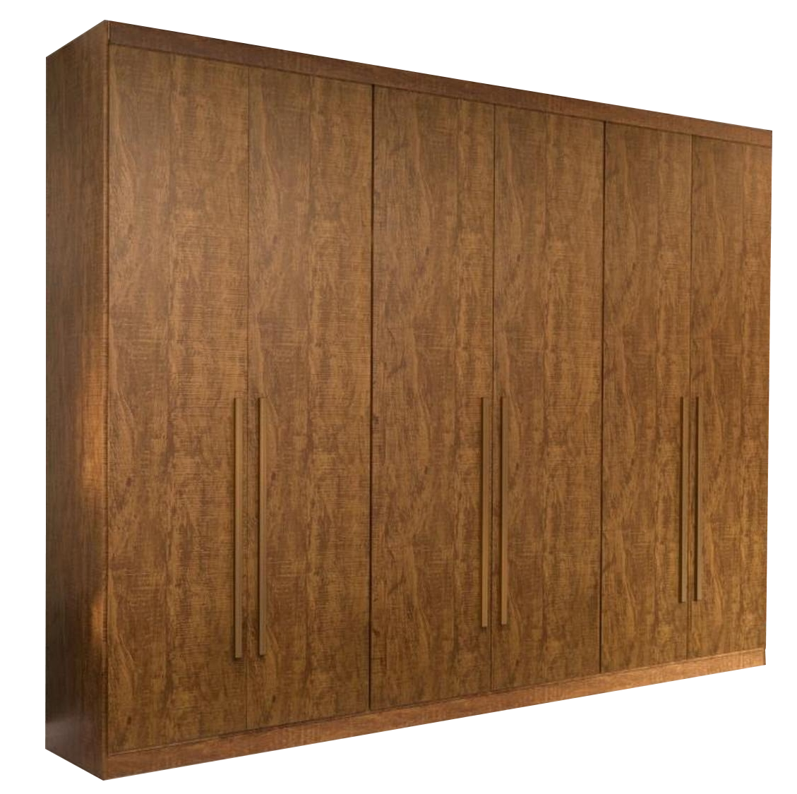 Guarda-Roupa 6 Portas Berlim 2,00 m Cinamono - MINASPLAC - Imagem 2
