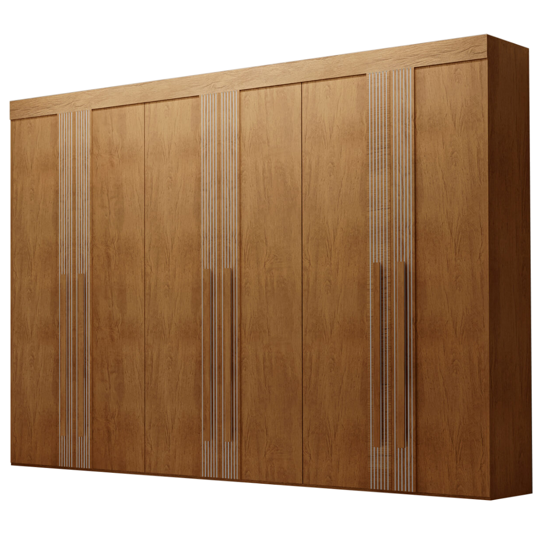 Guarda-Roupa 6 Portas Lucca Premium 2,73 m Naturale - RUFATO - Imagem 2