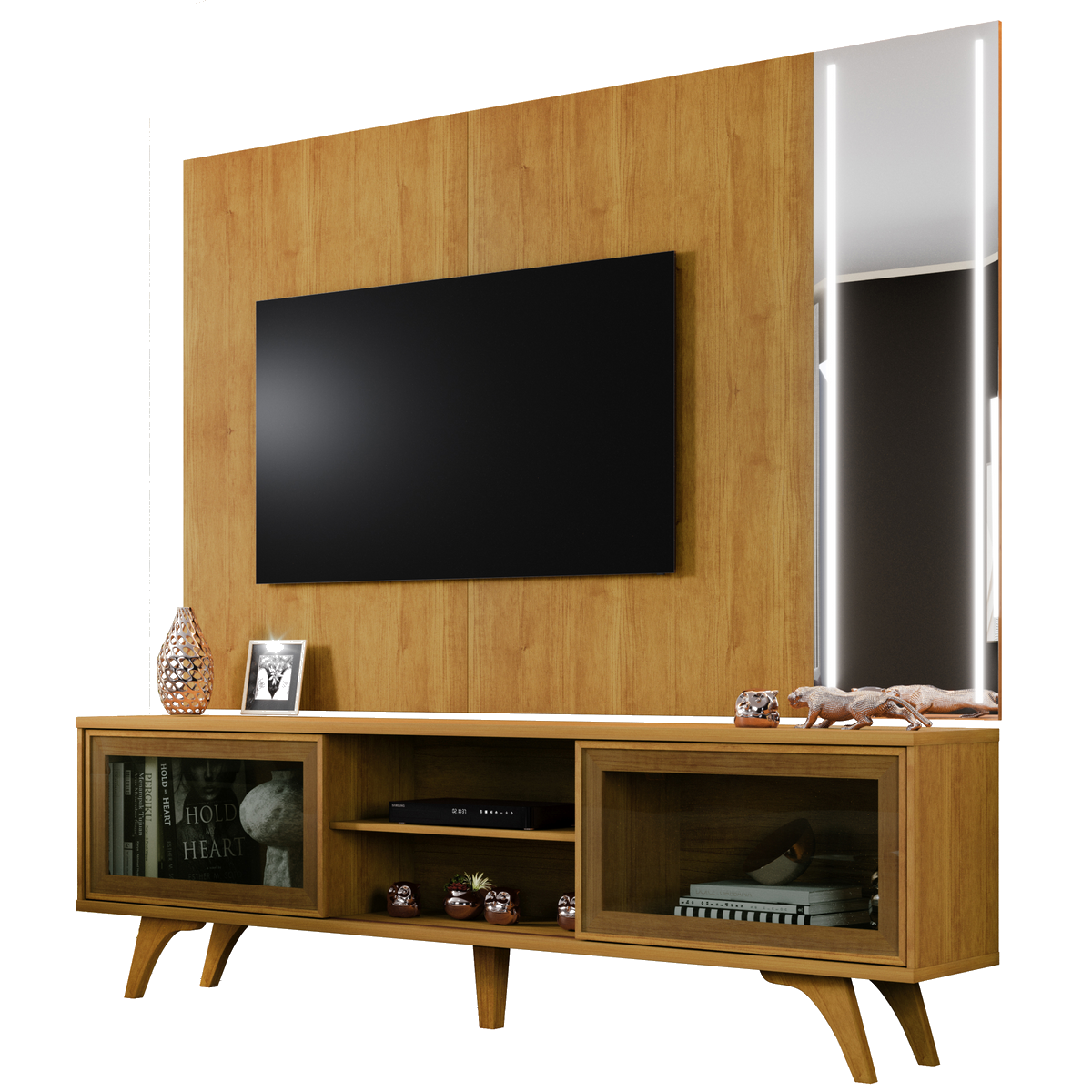 Painel até 75" + Rack Vitrum Naturale - MAVAULAR - Imagem 5