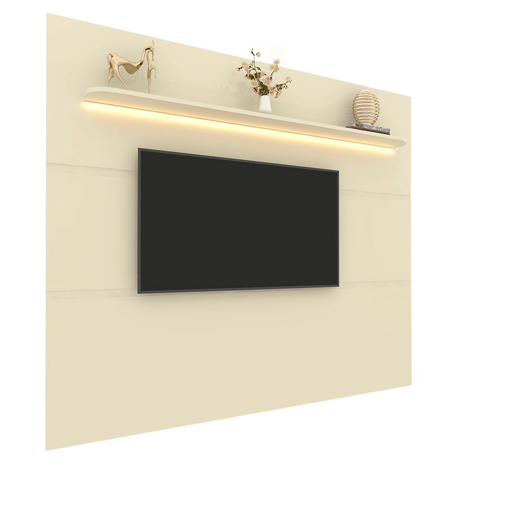Painel até 85" Royal 220 Off White - GELIUS - Imagem 3