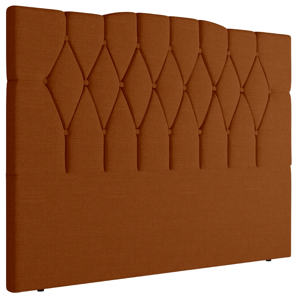 Cabeceira Casal Andreza Suede Terracota - MC DESIGN - Imagem 3