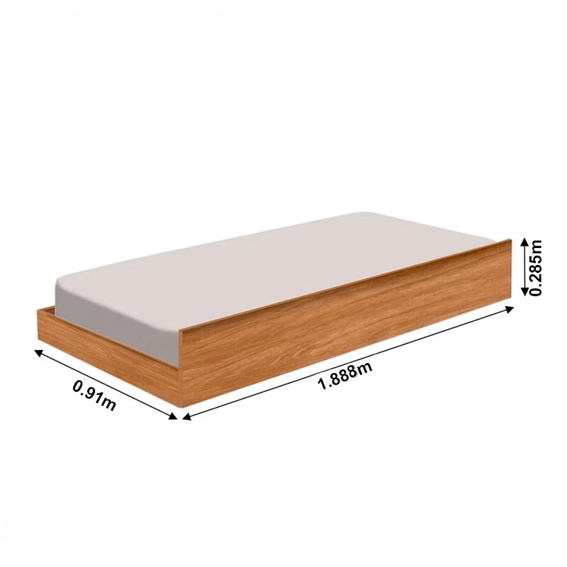 Cama Auxiliar Barcelona Nature Tebarrot - Imagem 2