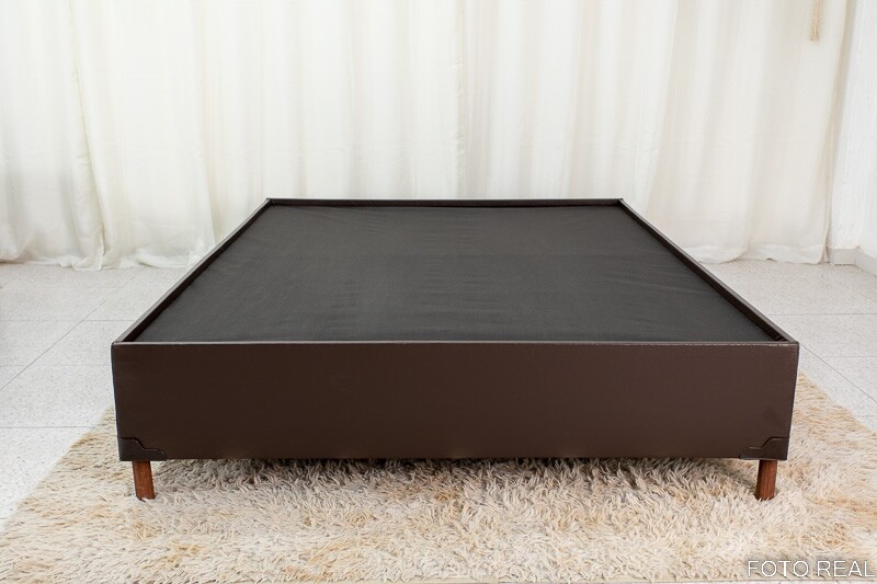 Box Casal Zeus Korino Café 142x190x38 - SE - Imagem 2