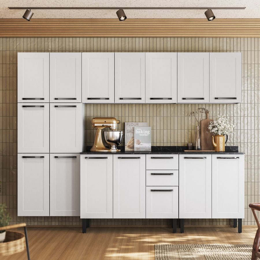 Cozinha Completa 5 Peças Florença Branco - ITATIAIA