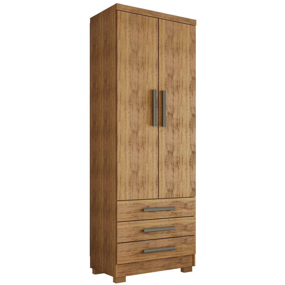Guarda-Roupa Floripa 0,61 m Cedro - RUDRACK - Imagem 2