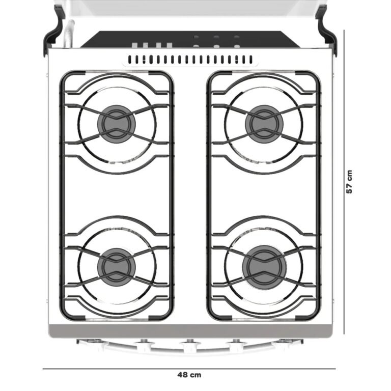 Fogão 4 Queimadores Ares Plus Preto – REALCE ELETRODOMÉSTICOS - Imagem 6