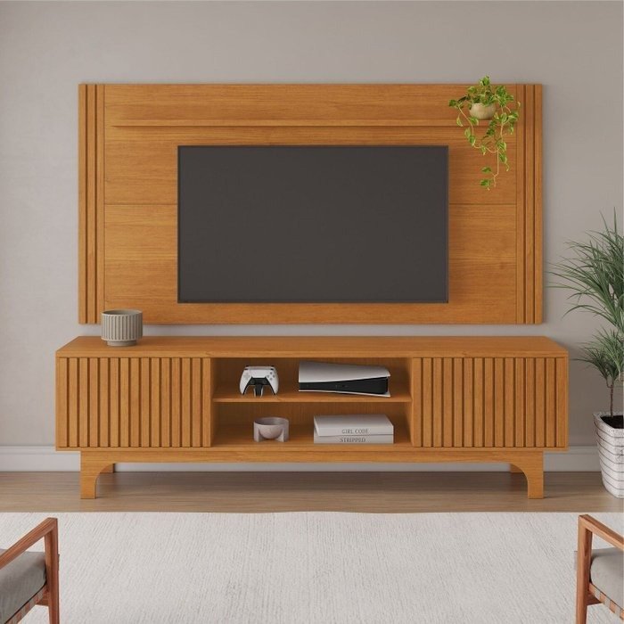 Painel + Rack até 70" Trunfo Cinamono – JCM MOVELARIA - Imagem 3