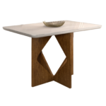 Mesa Madri 90×90 Cinamono/Off White – MINASPLAC - Imagem 2