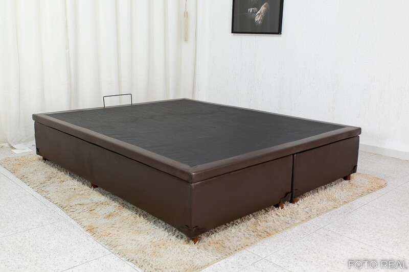 Base Box Baú Queen Prime 158x198x43 Korino Café SE - Imagem 2