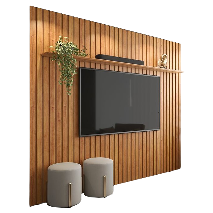 Painel Ripado até 85″ Supremo 2.3 Cinamono – PATRIMAR - Imagem 2