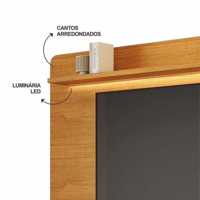 Painel até 70" Cristal Cinamono - JCM MOVELARIA - Imagem 3