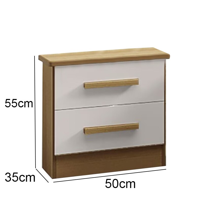 Mesa de Cabeceira New Athos Cinamomo/Off White D Doro - Imagem 2