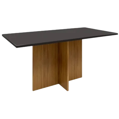 Mesa Los Angeles 120 Cinamono/Preto – MINASPLAC - Imagem 2