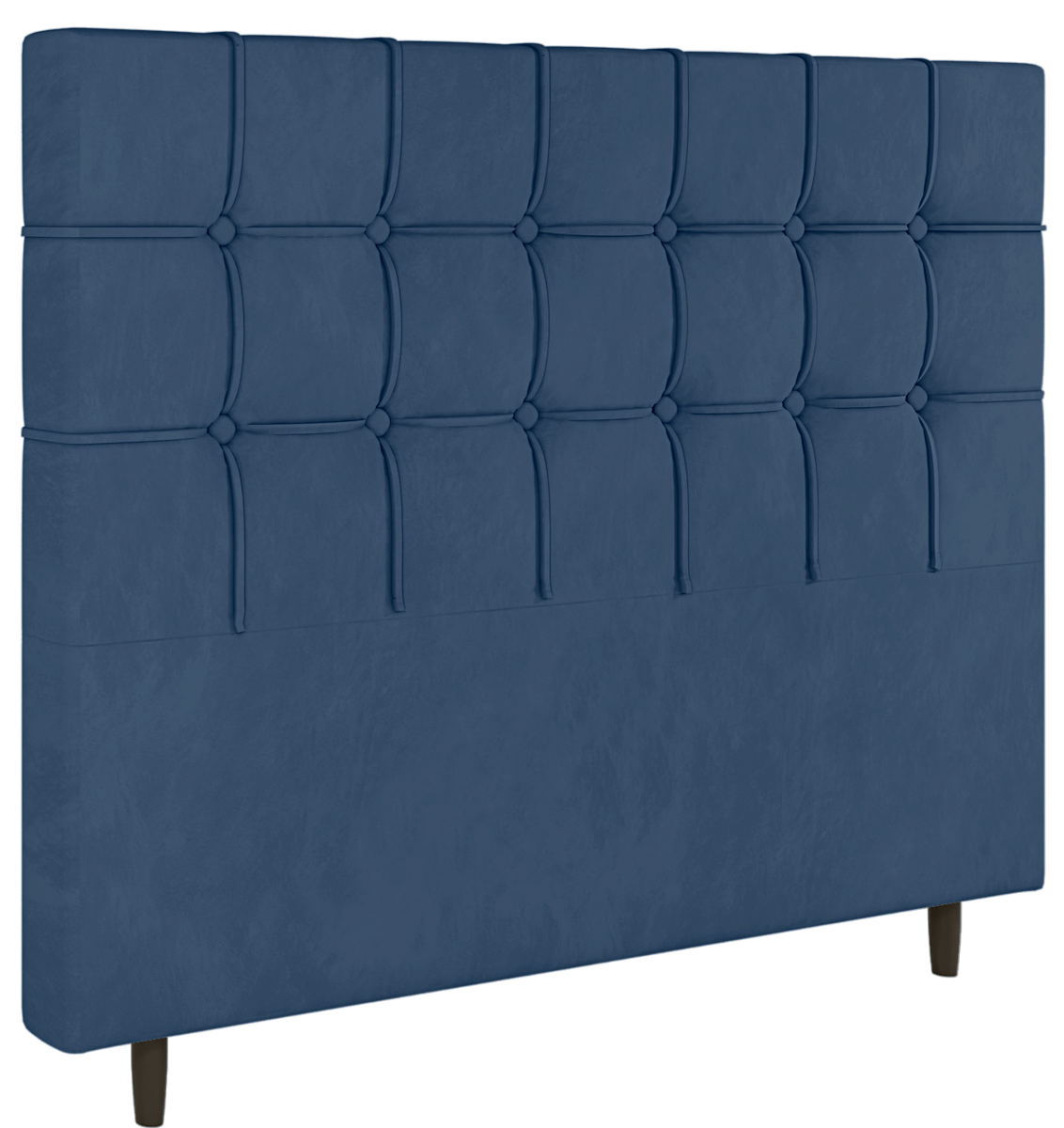 Cabeceira Casal Paris Suede Azul – MC DESIGN - Imagem 2