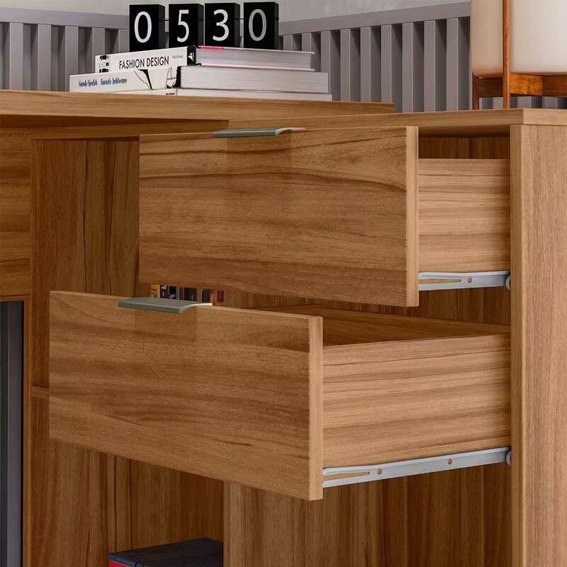 Mesa Office NT 2060 Com 2 Gavetas Freijó Notável - Imagem 5