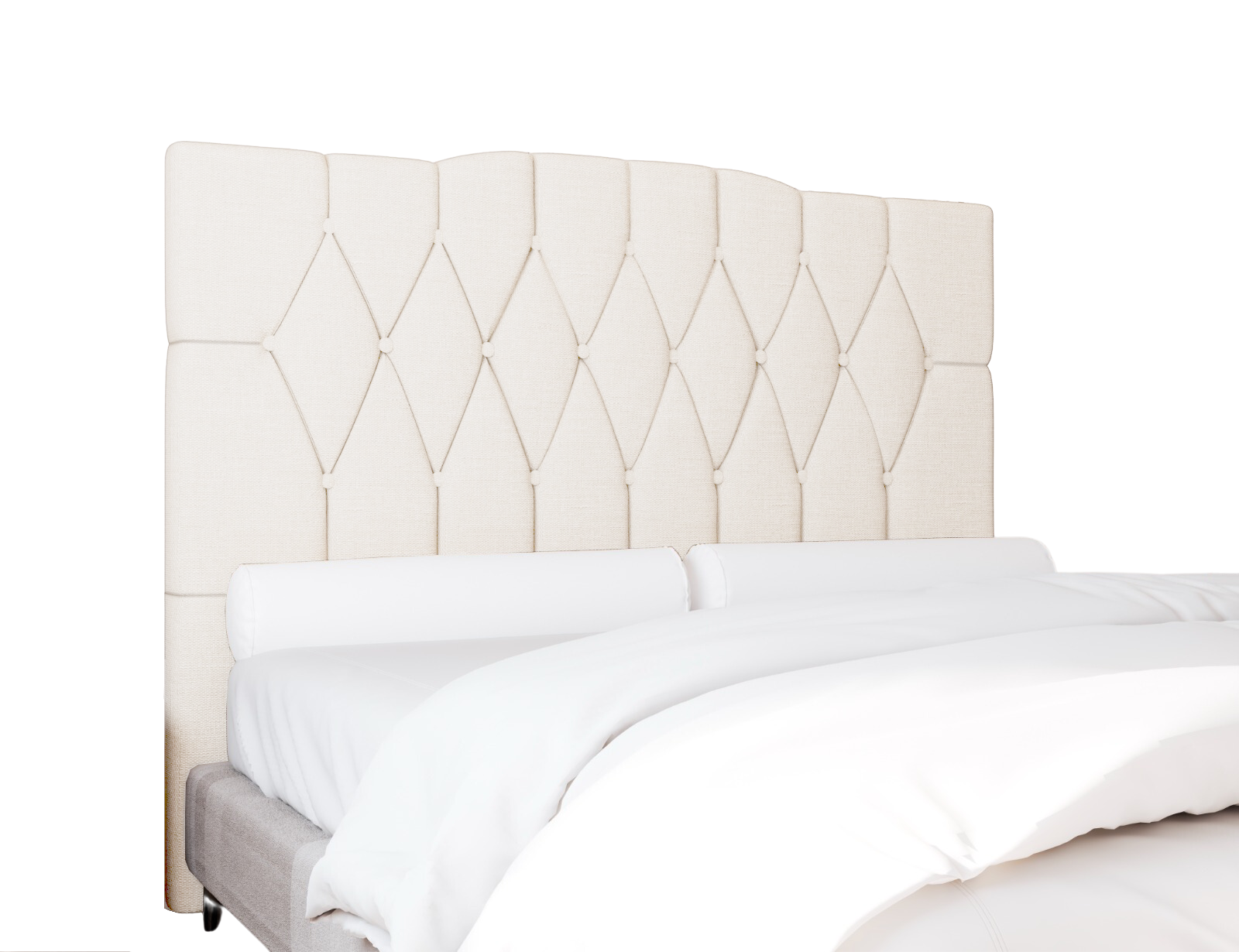 Cabeceira Solteiro Andreza Corino Branco - ITALIANFLEX - Imagem 2