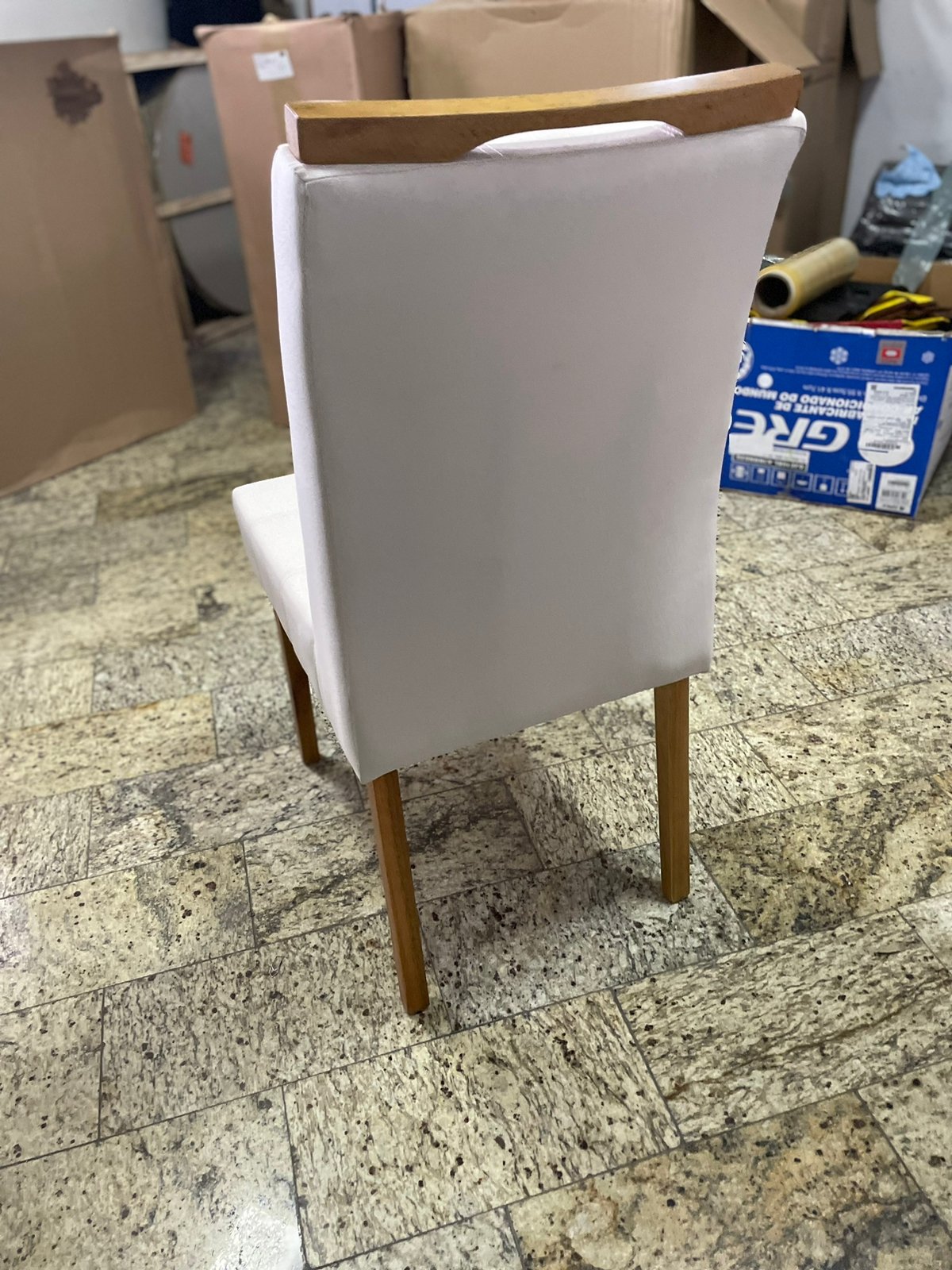 Kit 2 Cadeiras Linda Mel Bege Linho – IMPÉRIO ESTOFADOS - Imagem 4