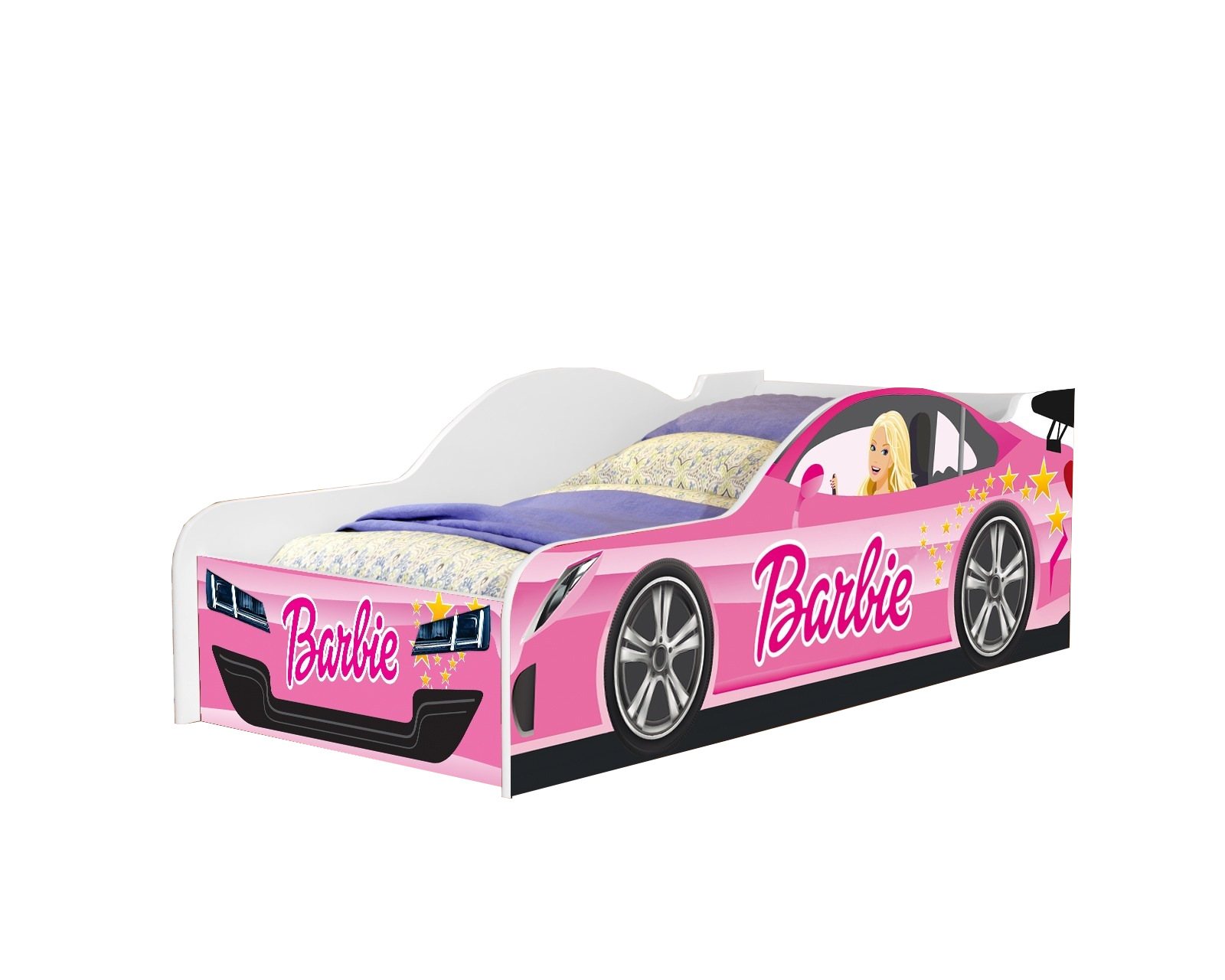 Cama Juvenil Carro (Menina) Barbie 15 - MADEC/VJ MÓVEIS - Imagem 2