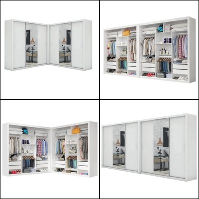 Closet Veneza/Clara/Berlim Plus Branco – CARIOCA MÓVEIS - Imagem 6