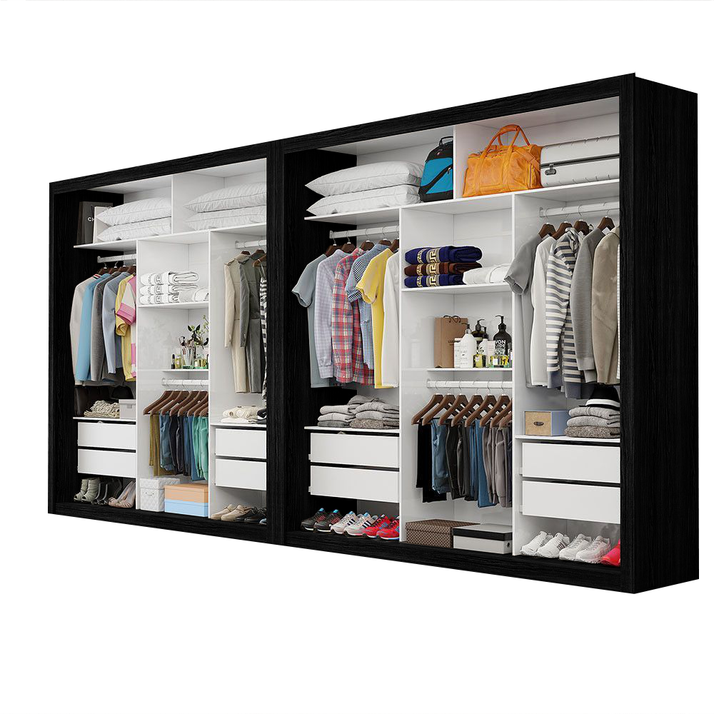 Closet Veneza/Clara/Berlim Plus Preto – CARIOCA MÓVEIS - Imagem 4