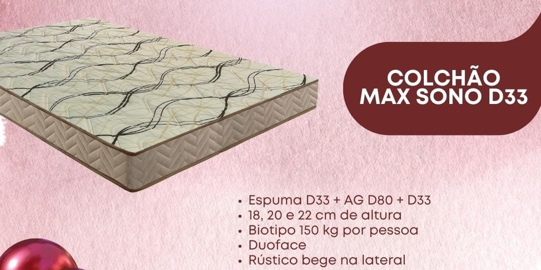 Colchão Casal Max Sono D33 - PAROPAS - Imagem 2