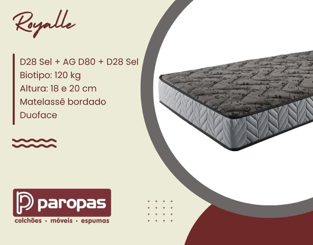 Colchão Casal D28 Royalle - PAROPAS - Imagem 2