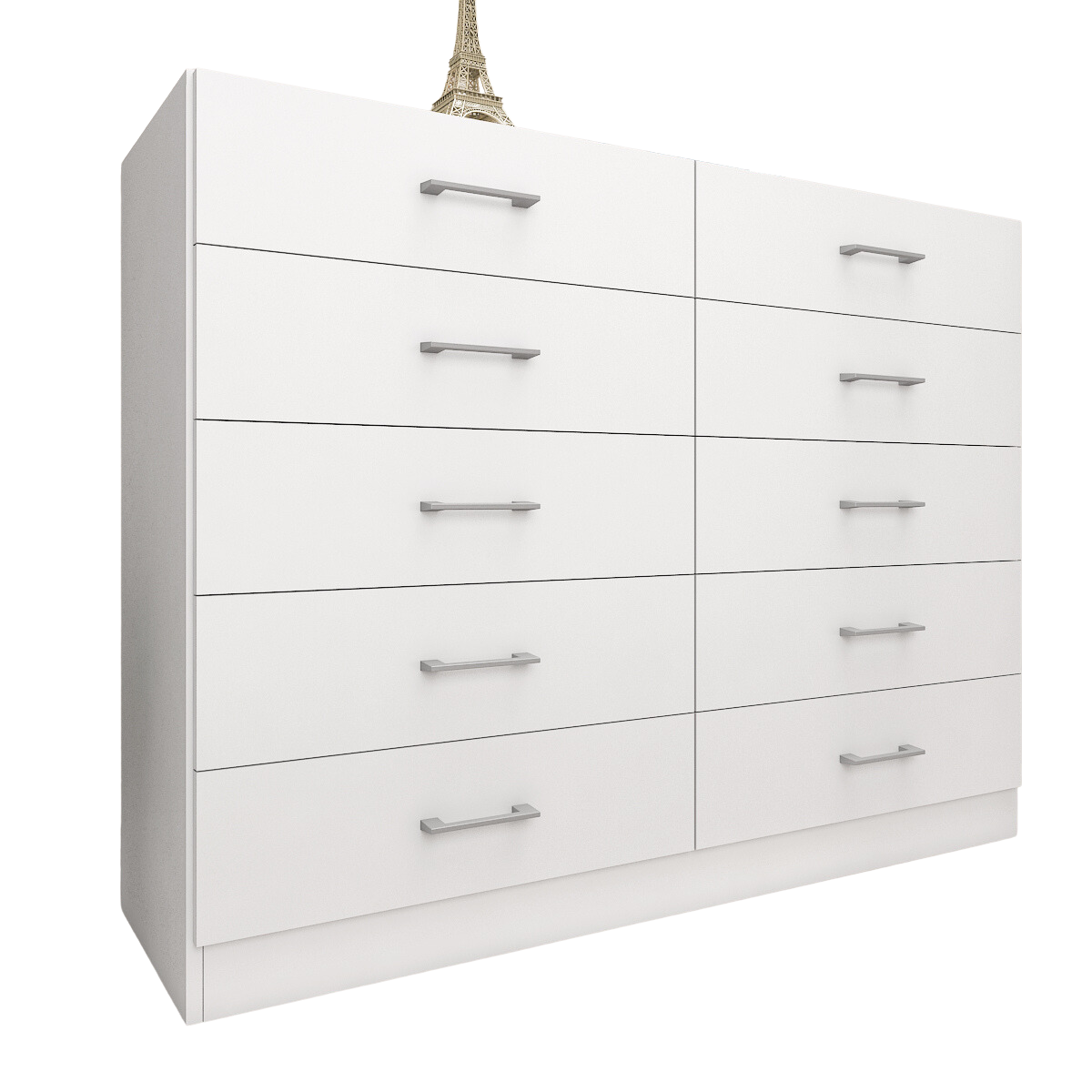 Cômoda 10 Gavetas Caribe Branco - FELLICCI - Imagem 2