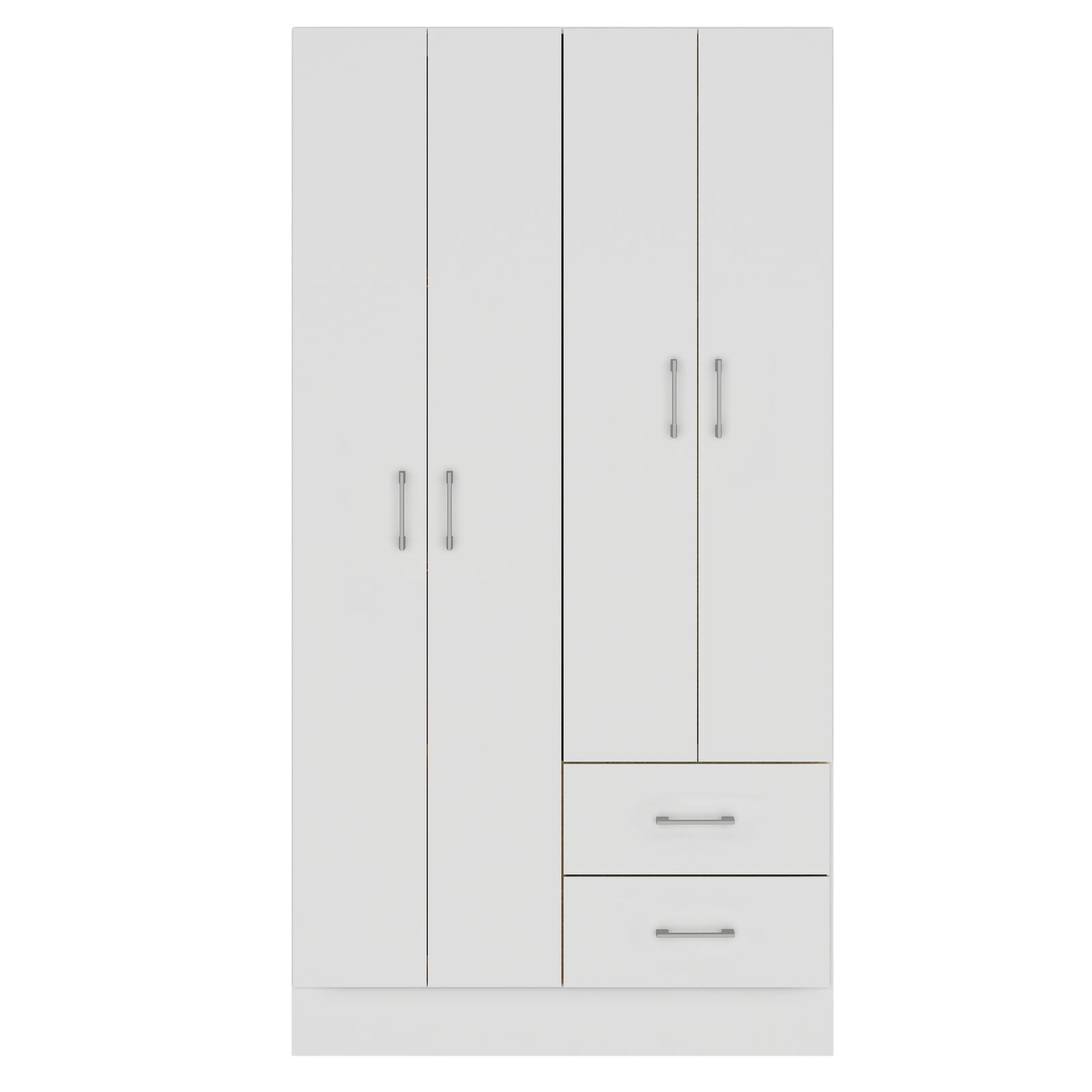 Guarda-Roupa 4 Portas Panamá 4002 0,90 m Branco - FELLICCI - Imagem 2