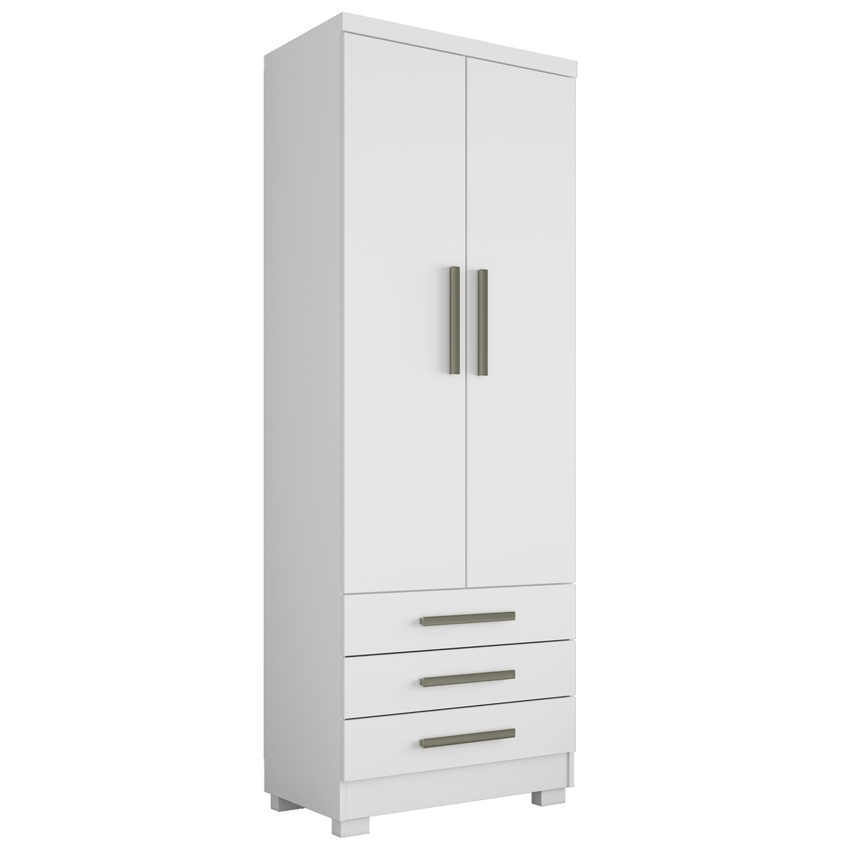 Guarda-Roupa Floripa 0,61 m Branco - RUDRACK - Imagem 2