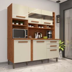 Kit Cozinha Alexia 1,80 Cinamono/Off White – IMOP