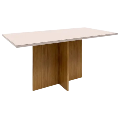 Mesa Los Angeles 160 Cinamono/Off White – MINASPLAC - Imagem 2