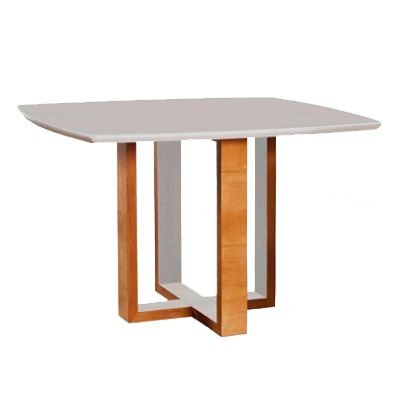 Mesa Atlas Mel/Off White Canto Barril 120x90 - ART ASSENTOS - Imagem 2