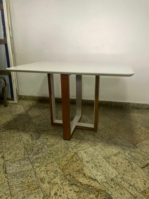 Mesa Atlas Mel/Off White Canto Copo 160×80 – ART ASSENTOS - Imagem 3