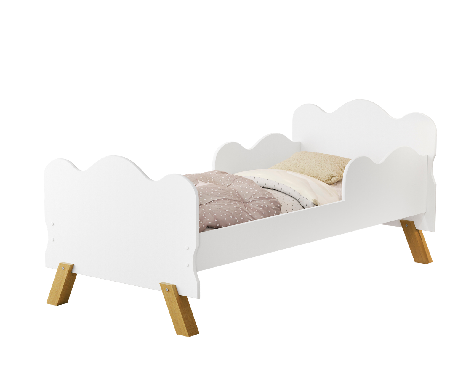 Mini Cama Juvenil Angel Branco - MADEC/VJ MÓVEIS - Imagem 2