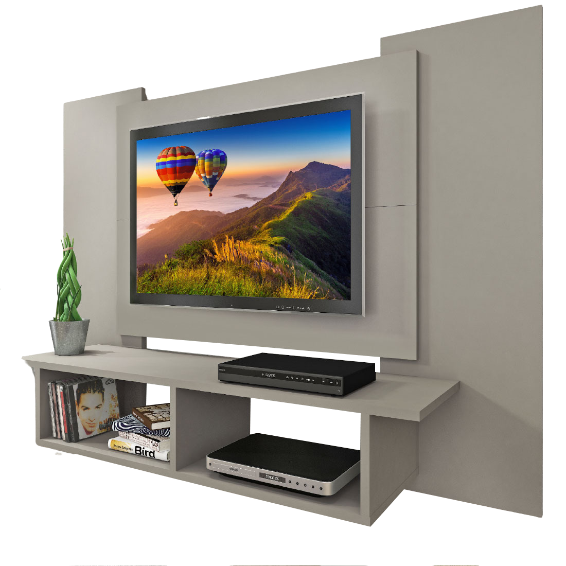 Painel até 48" Roger P600 Cinza - FELLICCI - Imagem 2