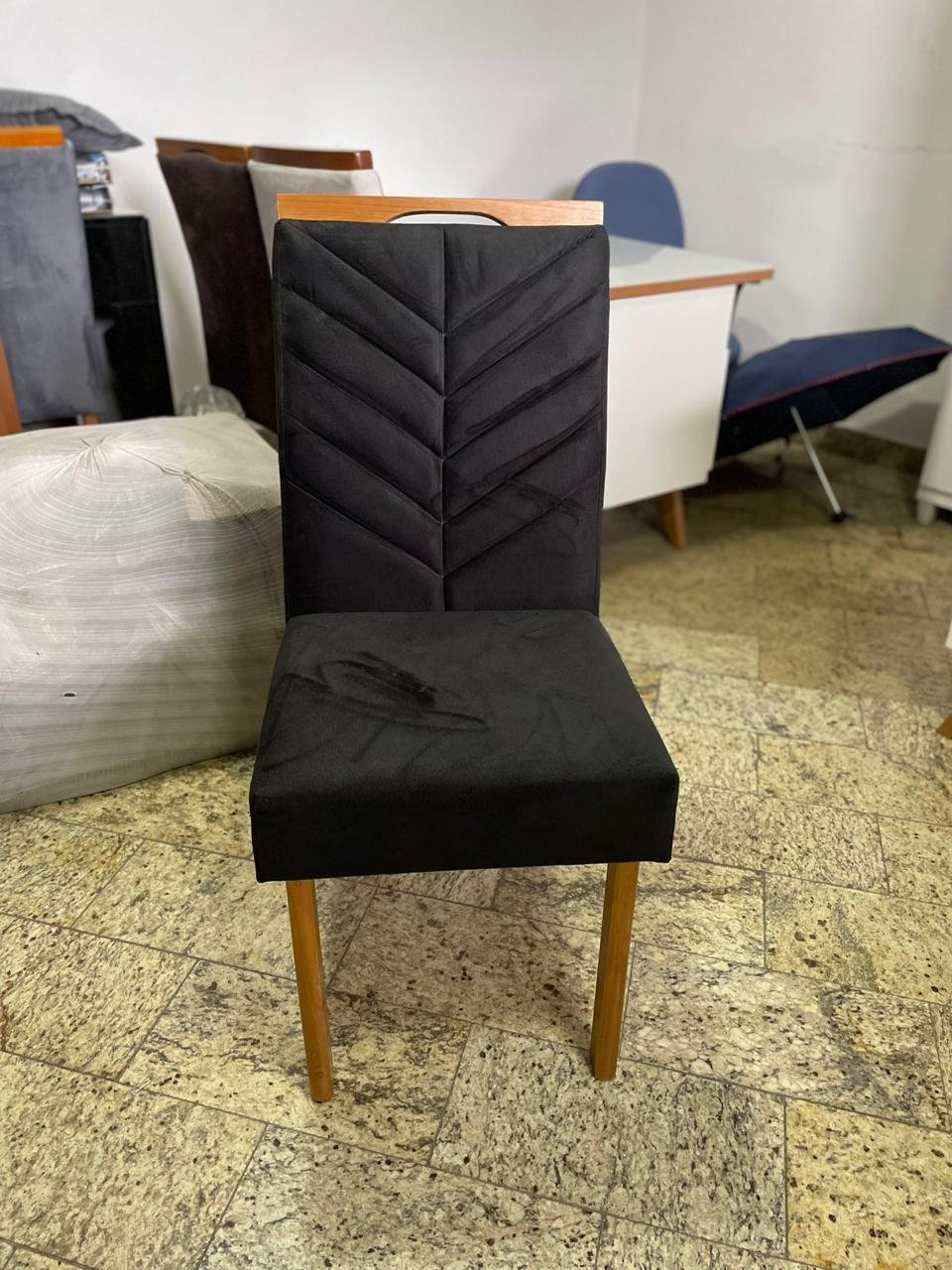 Kit 2 Cadeiras Eliza Preto – HR MOVELARIA - Imagem 2