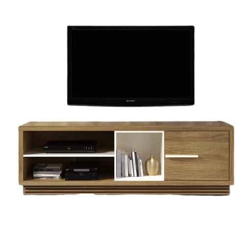 Rack até 65" RA 2002 Naturale/Off White – TECNO MÓBILI - Imagem 3
