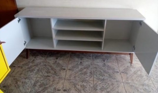 Rack até 65" Titan Off White – EDN MÓVEIS - Imagem 5