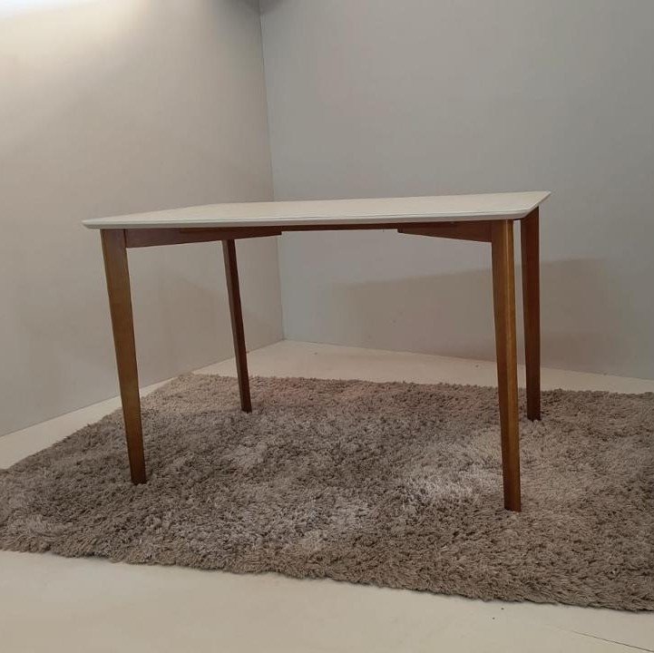 Mesa Ravena 120 Naturale/Off White – CLEFATOS DECOR - Imagem 2