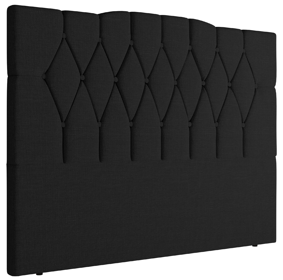 Cabeceira Casal Andreza Suede Preto – MC DESIGN - Imagem 3