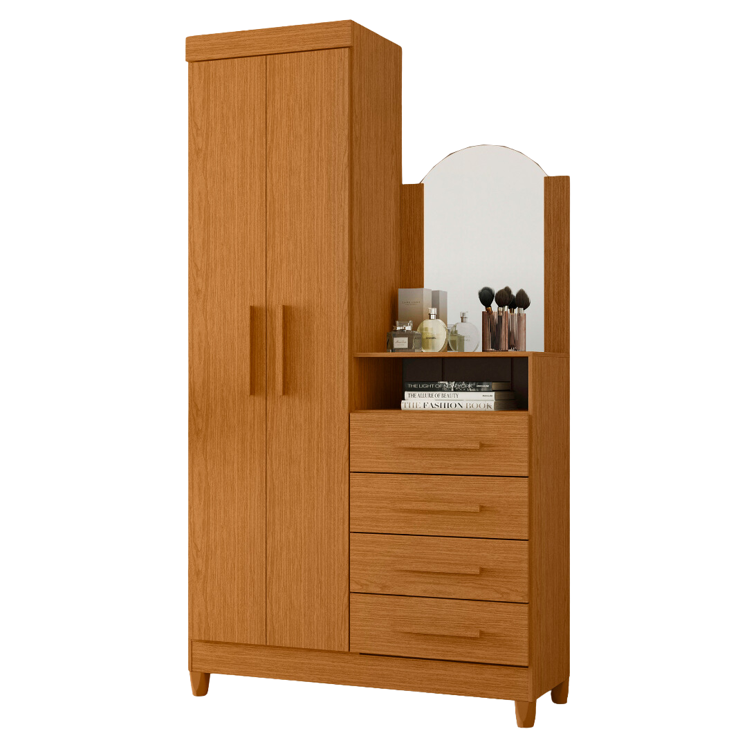 Guarda-Roupa/Cômoda Capri Cinamono - MÓVEIS ALBATROZ - Imagem 2