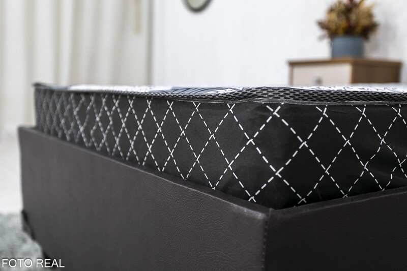 Box Solteiro Zeus Korino Café SE + Colchão Soffie Lotus D20 92x188x47 Nosso Sonho - Imagem 3