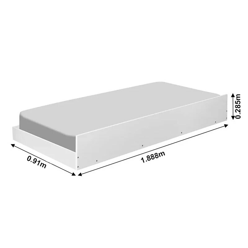 Cama Auxiliar Barcelona Branco Tebarrot - Imagem 2