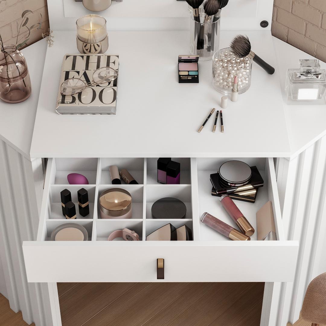 Camarim Canto Glitter Branco Fosco - MÓVEIS ALBATROZ - Imagem 3