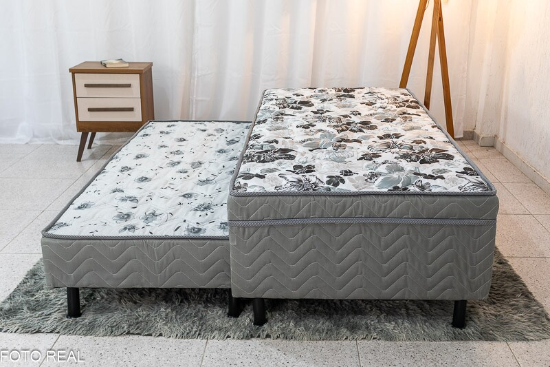 Cama Box Solteiro Dackar + Cama Auxiliar Orthoside - Imagem 2