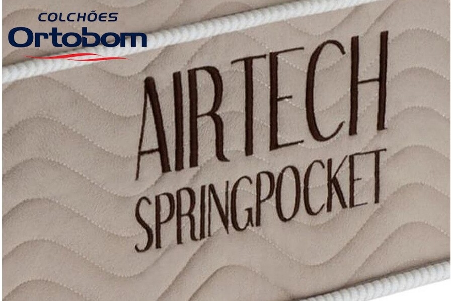 Colchão Queen Airtech Springpocket 158x198x25 Ortobom - Imagem 3