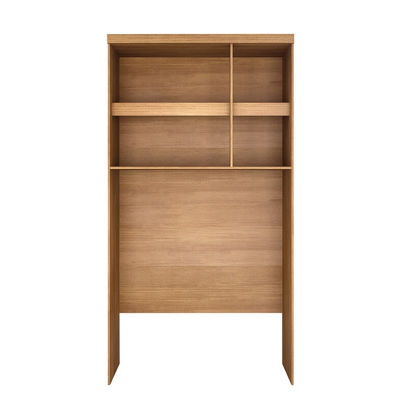 Modulado 1 Roupeiro Moderni 4 Pts + 2 Criado Rizon + 1 Canto Oblíquo Rizon + 1 Aéreo 3 portas Rizon Cumaru/Fendi Novo Horizonte - Imagem 4