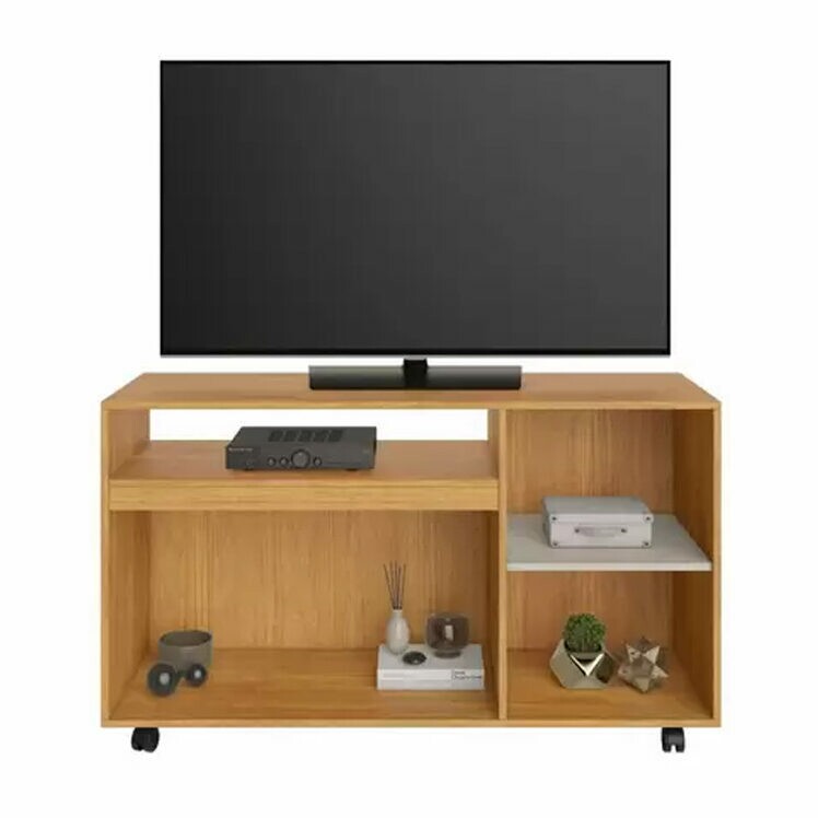Rack Seleto para TV até 49 Polegadas Cinamomo/Off JCM - Imagem 2