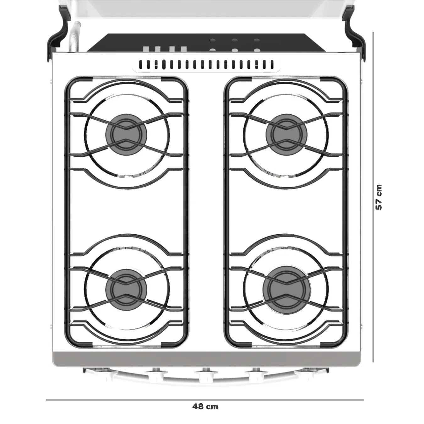 Fogão 4 Queimadores Ares Branco - REALCE ELETRODOMÉSTICOS - Imagem 8